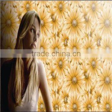 2015 beatiful decorative flower design home wallpaper from china