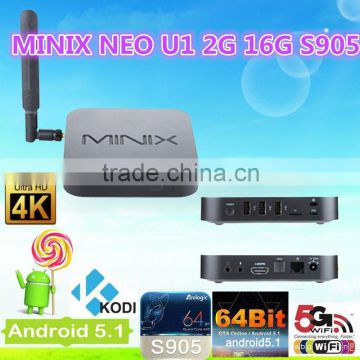 OEM Customized Logo Original Minix Neo U1+Neo A2 Lite Android Tv Box Ultra Hd Xbmc Iptv
