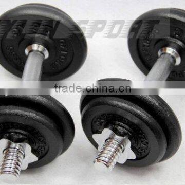 15kg Neoprene Dumbbell Set With Plastic Rack