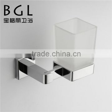 2015 wall finishes for bathroom 17238 BAOGELI brass and frosted glass bathroom accessories chrome tumbler holder