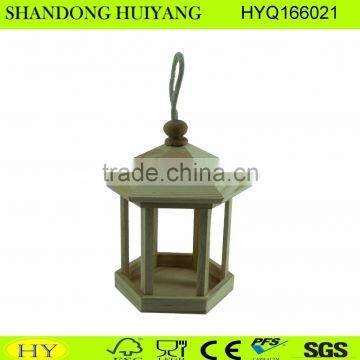 cheap custom hanging unfinished wooden bird feeder