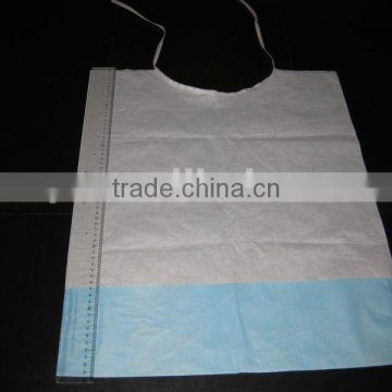 EO Sterile Disposable medical nonwoven fabric apron/dental bib by CE&ISO Certificated with free samples