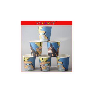 boys pirate kids/children\\\'s birthday party,cartoon Disposable paper cup ,2pcs table cover+24pcs cups+24pcs plates