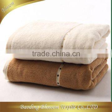 home textile china supplier market solid dyed bamboo fiber towel 70*140cm