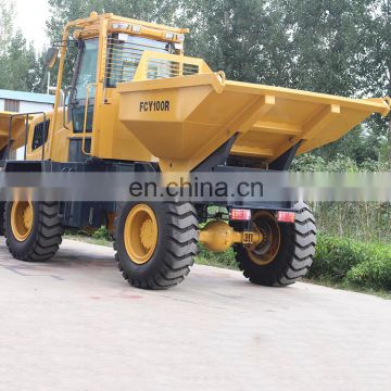 high quality cheaper 4 wheel drive FCY100 Loading capacity 10 tons concrete dumper used for farming