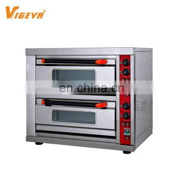 2 Decks 2 Trays Commercial Pizza Electric Oven Equipment for Restaurant