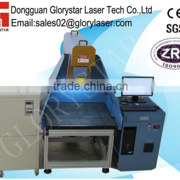 3D Dynamic focus large-scale laser marking machine for wood,acrylic,jeans,leather GLD-275 with CE&SGS