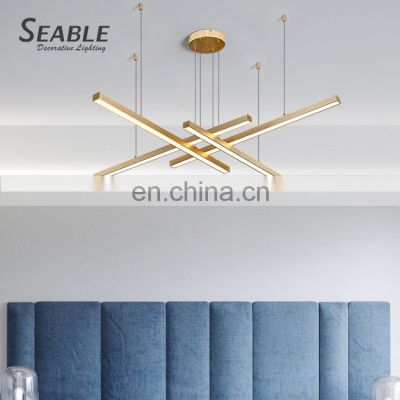 2021 Zhongshan Professional Decoration Indoor Aluminum Home Cafe Shop Modern LED Pendant Lamp