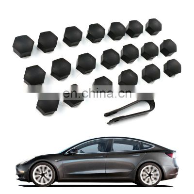 New Style External Decoration Hub Screw Cover Anti Corrosion Wheel Hub Shroud Protection Accessories For Tesla Model Y