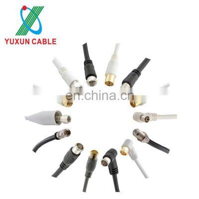 YUXUN 3C 2V Coaxial Cable TV Connectors For CCTV CCAV