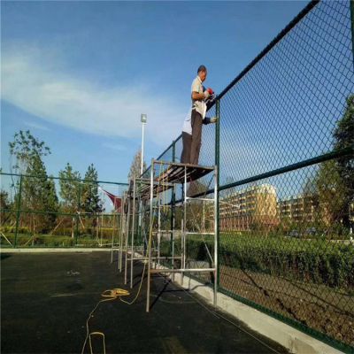 Galvanized Chain Link Fence for Railway Football Playground Fence Net