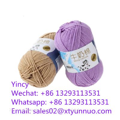 Milk cotton yarn