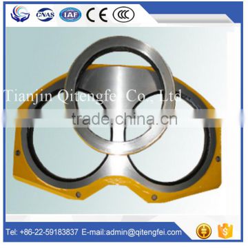 Hot sale good quality concrete pump spare part wear plate and cutting ring
