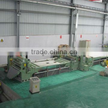 High precision steel coil cut to length line
