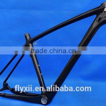 FLX-FR-501 : Carbon Glossy Cycling 650B 27.5ER Mountain Bike Frame : 17" , 19"