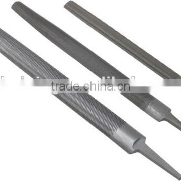 Steel file with half-round
