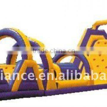 Obstacle course inflatable sport amusement