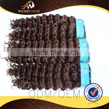 china top DEEP CURL hair cheap bundles of wet and wavy indian remy hair