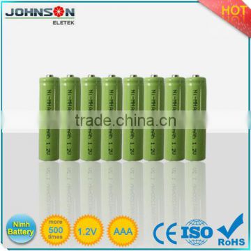 Environmentally friendly 1.5v aaa rechargeable battery