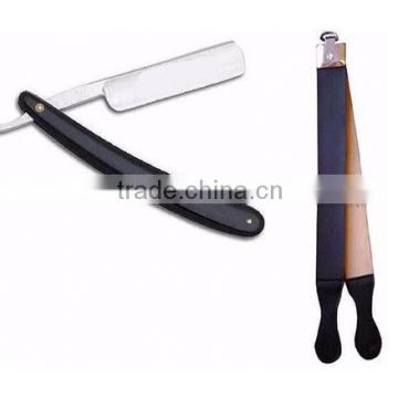 1PCS STRAIGHT RAZOR AND 1PCS RAZOR SHAPING STROP NEW/ Beauty instruments manicure and pedicure