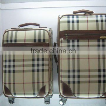 2013 Classical grating pattern luggage bag