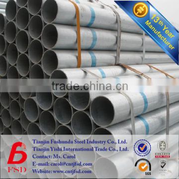 price&specification galvanized iron pipe, zinc galvanized tube