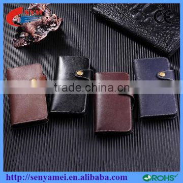 lastest credit card luxury flip leather wallet for iphone 6 6s plus
