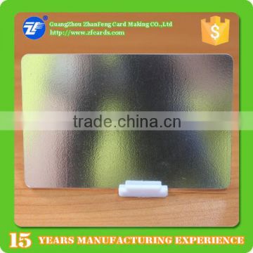 PVC plastic mirror business cards cheap price from Guangzhou factory