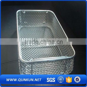 stainless steel kitchen cooking wire mesh basket