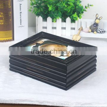 Box design wood carving MDF and wood material frame moulding