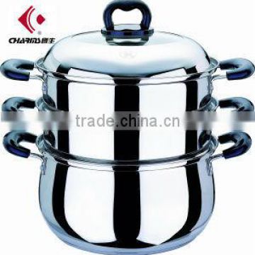 Charms hot sale stainless steel divided steam pot