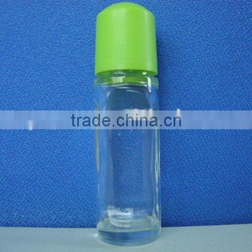 roll-on glass perfume bottle