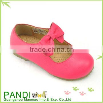 New design cheap price fashion casual kids flat shoes with bow