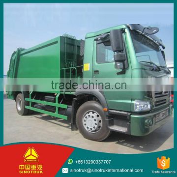 HW13710,10 forwarder,2 reverse gear howo 290HP garbage refuse compactor truck / 4*2 garbage truck