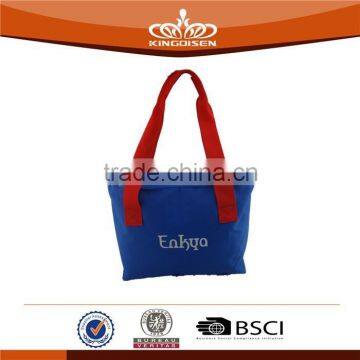 wholesale blue large capacity daily tote bag