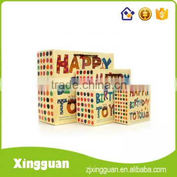 XG-OBG018 hot new products for 2015 door gift laminated paper bag