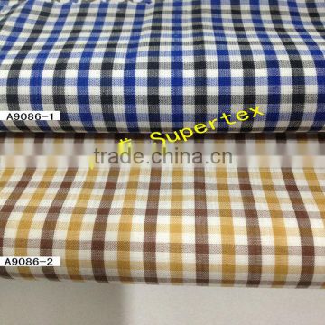 40s 100%cotton yarn dyed shirting fabric for clothing,shirt with ready bulk