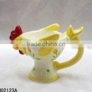 Easter gift chicken ceramic animal egg cup