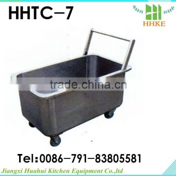 stainless steel rounded water tank cart