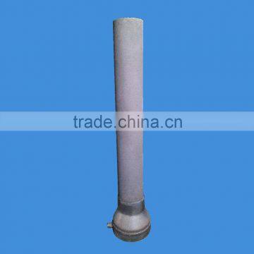 Long nozzle for continous casting steel