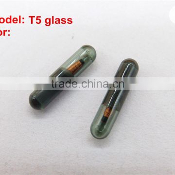 High quality T5 transponder chip for key chip blank T5 transponder virgin glass chip