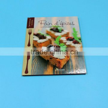 Coloring high glossy photo recipe book printing with affordable price
