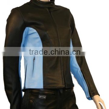 Ladies Fashion Brando Style Motorcycle Leather jacket, Women Biker brando jacket, OEM/ODM Customize