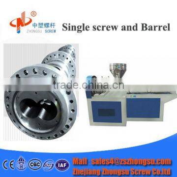 double extrusion screw barrel for plastic machine made in zhoushan