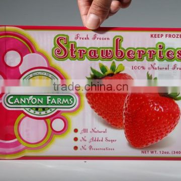 BRC quality Anti-frost frozen fruit Packaging Bag