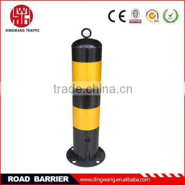 Directly fixed on the ground metal road barrier