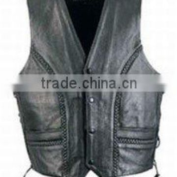 DL-1578 Custom Leather Vest