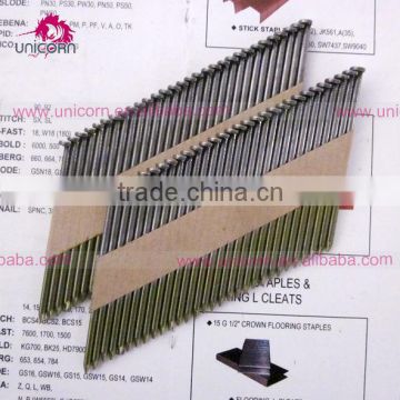 34degree series Clipped paper collated nails