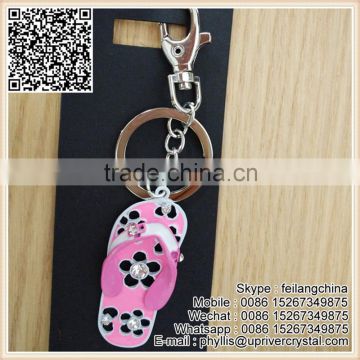 New Design Pink White Chic Cheap Shoes Keychain For Loves