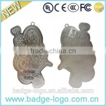 custom shape and logo metal keychain